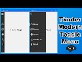Tkinter ANIMATED Sidebar Menu | Smooth Sliding Toggle & Switch Multiple Pages (Python GUI Part 2)