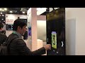 ces 2020 vtouch display @ meerecompany vending machine gesture control touchless touch