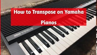 How to Transpose on Yamaha Pianos – YPR, P Series, and NP Series