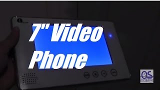 First Look: 7" Video Door Phone (Intercom Camera/Doorbell)