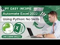 Learn Haw to Automate Excel with Python OpenPyXL + Pandas Tutorial Excel Automation 2023