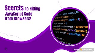 Keep Your Code Safe | Hide JavaScript code from the browser | JavaScript code encryption