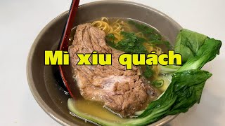 Mì xíu quách, dễ nấu và rất ngon