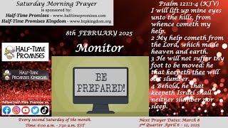 February 2025 - Topic: Monitor - Monthly Prayer