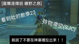 [薩爾達傳說 曠野之息] 持物滯空SJC (看到吐的教學23)