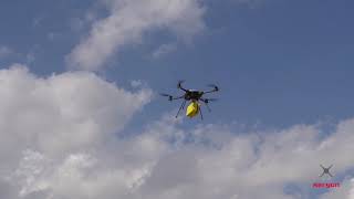 SkyRanger R70 Dropping a Medical Kit with Osprey