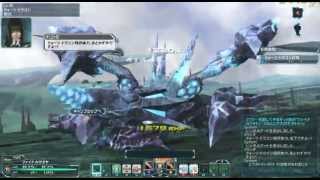 PSO2 クォーツ・ドラゴン戦(HuFiソロ ソード) 全部位破壊・1分半クリア＠ファイナルサクヤ