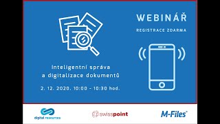 Webinář: Inteligentní správa a digitalizace dokumentů