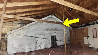 Woman Finds Full-Size House Hidden in Attic — Then Notices What’s Inside