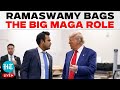 Vivek Ramaswamy News LIVE: Ramaswamy's Next Big Role In Trump's Cabinet | US News Live| Donald Trump