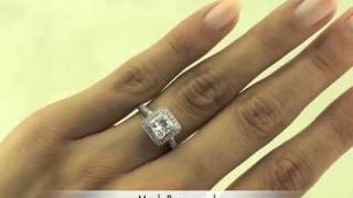 2.05ct Princess Cut Diamond Engagement Anniversary Ring - Mark Broumand