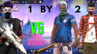 1 by 2 custom room Crazy headshot #freefire