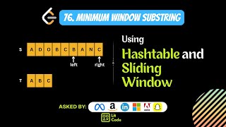 FIND Minimum Window Substring - Leetcode 76