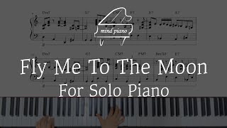[Jazz Piano Sheet]Fly Me To The Moon For Solo Piano 재즈피아노 스윙 악보(악보집 수록곡)