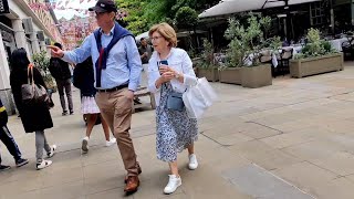 Clothing Style After 50 , 60 , 70 . Street Fashion In London .