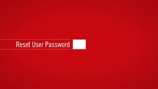 Resetting User Password