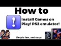 How to install games on Play! the PS2 emulator for iOS