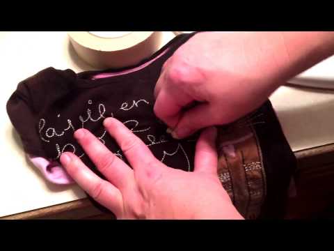 Removing sticky residue off of clothes Removing sticky residue off of clothes