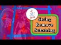 string remove substring in java