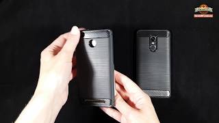 Карбоновый TPU чехол Carbon Fiber для смартфонов SONY