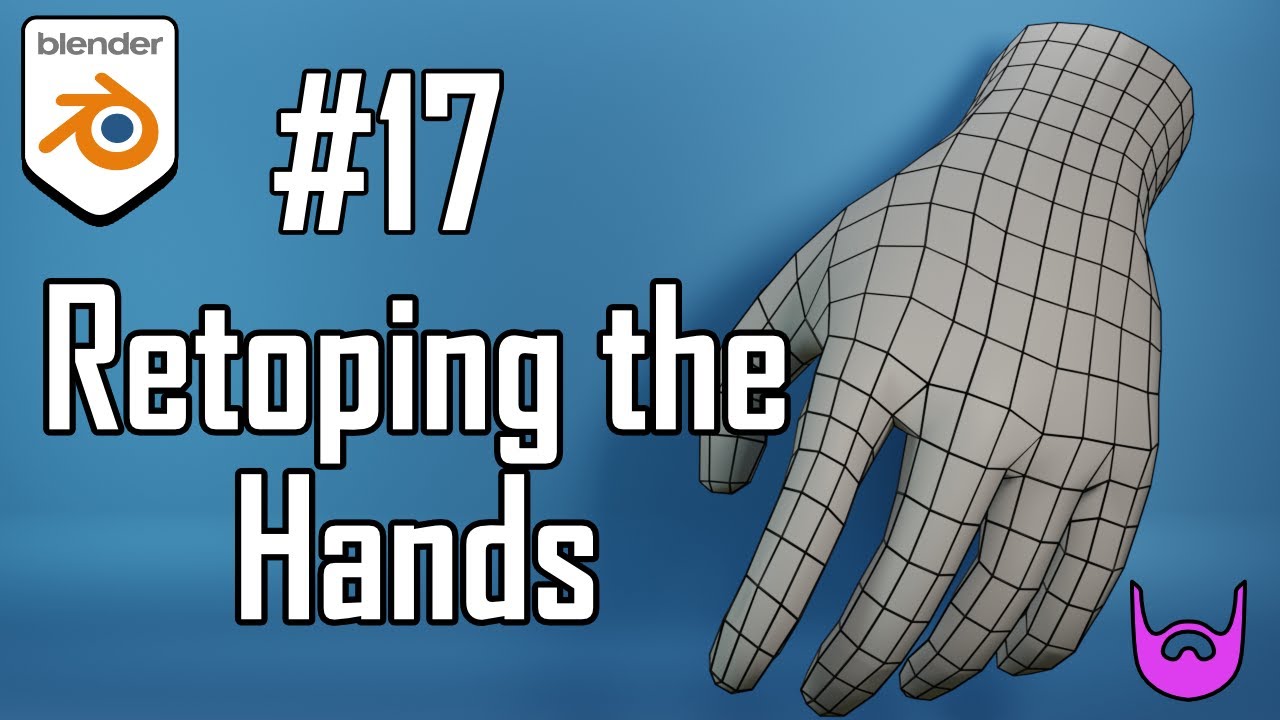 Retopologizing Hands | Character Creation Course | Part 17 - YouTube