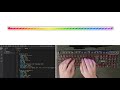 ASMR Programming - CSS RAINBOW PROGRESS BAR | HTML & CSS - No Talking