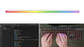 ASMR Programming - CSS RAINBOW PROGRESS BAR | HTML & CSS - No Talking