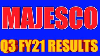 MAJESCO LTD Q3FY21 RESULTS  LATEST UPDATE