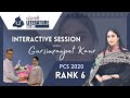 Zoom Session with PCS Topper - Gursimranjeet Kaur | Punjabi Literature for IAS by Satinder Sir