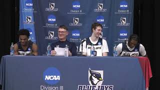 USJ Men's Basketball NCAA Tournament First Round Postgame Press Conference