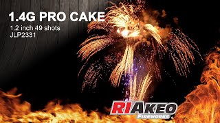 USA 1.4G PRO CAKE 1.2 inch 49 shots JLP2331 | RIAKEO FIREWORKS