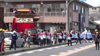 旧常滑地区祭礼2016 瀬木字 世楽車 00000会館出発