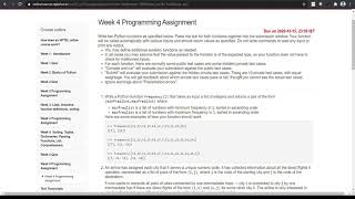 DATA STRUCTURE AND ALGO USING PYTHON || WEEK 4 PROGRAMMING ASSIGNMENT || WITH PROOF 100%
