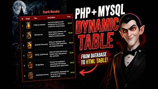 🦇 Escape the Database! Display MySQL Data in an HTML Table Using PHP