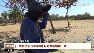 女騎士經過公園「被風箏線纏眼」　險釀意外｜華視台語新聞 2023.02.13