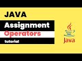 Java Assignment Operators || Java assignment operators example || Java operators || Java Tutorial