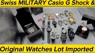 |SWISS MILITARY|\u0026 WIRED|\u0026 G SHOCK CASIO|😍