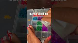 GLITTER UNBOXING ASMR || ORGANIZE MY GLITTER COLLECTION ✨#nailtechlife #unboxing