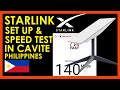 STARLINK PH SPEED TEST IN CAVITE PHILIPPINES | UNBOXING AND HOW TO SETUP AND GET A STRONG CONNECTION