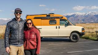 Couple's DIY Camper Van - Custom Roof Extension \u0026 Off Road Ready