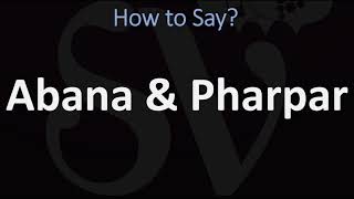 How to Pronounce Abana and Pharpar? (CORRECTLY)