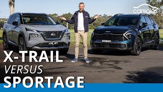 2023 Kia Sportage v Nissan X-TRAIL Comparison | Classy new X-TRAIL takes on our medium SUV champion
