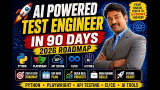 Become an AI Powered Test Automation Engineer in 90 Days #aiintesting #automation #playwright