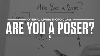 Micro Class: Are You a Poser?