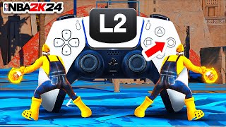 *NEW* L2 CANCEL DRIBBLE TUTORIAL w/ HANDCAM in NBA 2K24 | BEST DRIBBLE MOVES FOR EVERY BUILD 2K24