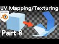 Part 8-Blender Beginner Tutorial: UV Unwrapping & Texturing - Updated Tutorial Link in Description