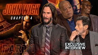 Full Cast Interview | JOHN WICK: CHAPTER 4 - (2023) Action scenes, Keanu Reeves. PART- 1