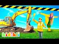 Excavators & Construction trucks for kids | Educational Fire Truck Videos for Kids | Kidibli