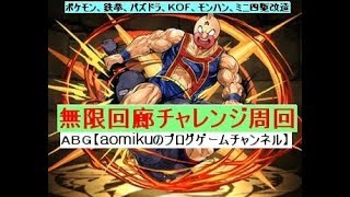 【パズドラ】無限回廊チャレンジ周回覚醒キン肉マンソロノーコン壊滅無限回廊ノエル周回