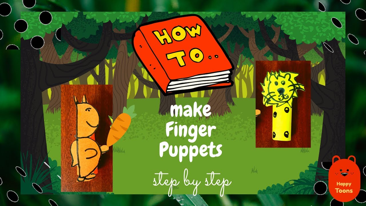 How To Make Finger Puppets | Step By Step | Fun Activities At Home ...